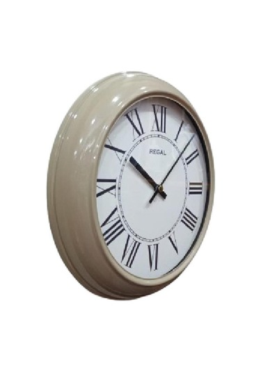 Regal 4290 Ewr Özel Seri Metal Kasa Akar Sessiz Saniyeli Duvar Saati Çok Renkli