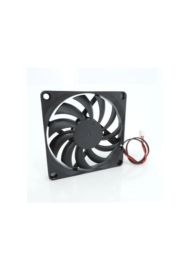 8cm 8010 Dc 5v 12v 24v Soğutma Fanı Fırçasız Reprap 3d Yazıcı Parçaları Dc Soğutucu 80x80x10mm Plastik Fan 2pin 8010 24v 3pcs