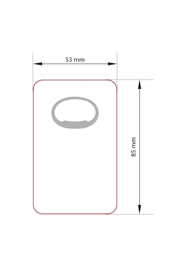 Kredi Kartı Magnet Açacak Vgkrd 250 Adet Beyaz