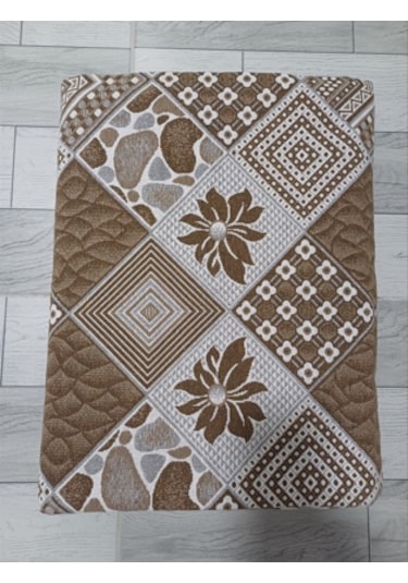 Savan Dokuma Halı Örtüsü 6m² 200 300cm Kale Kahve3 Kahverengi