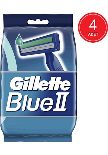 Gillette Blue2 Kullan-At Tıraş Bıçağı 4 x 10'lu