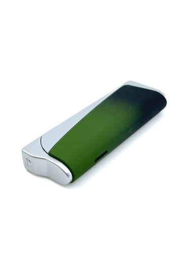 Tek Torch Jet Alev Çakmak - Mat Krom/yeşil