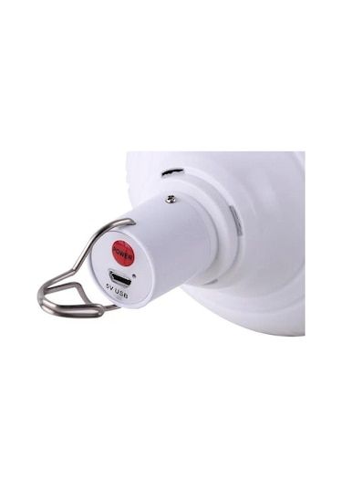 Kangvka 60w Usb Şarjlı Kablosuz Led Acil Işık - 5v Dış Mekan Kamp Işığı, 5.5x10cm Tasarım, Enerji Tasarruflu Aydınlatma Beyaz