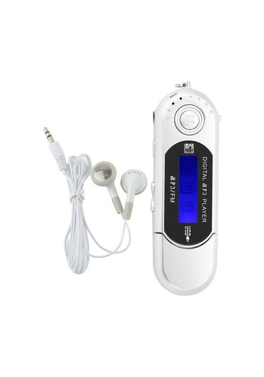 Mufunye Gümüş Usb Dijital Müzik Çaları - Taşınabilir Kablosuz Cihaz, Kartlı Versiyon Ve Kulaklık Kablosu Dahil