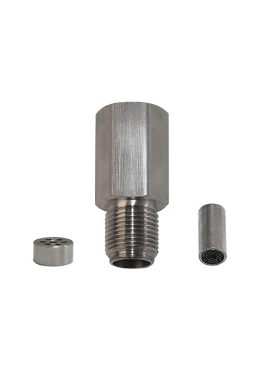 Pazly M18 1.5 Metalik Oksijen Sensörü, Otomobil Parçaları İçin Evrensel Filtreli Oksijen Aktarıcı, 78g