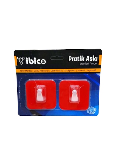 2 Parça Pratik Yapışkan Askı 4887 Renkli