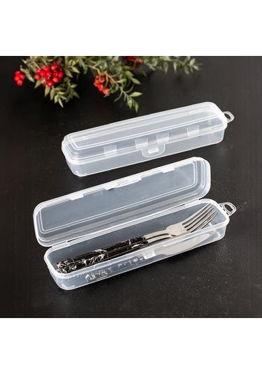 Porsima Te192 Şeffaf Çok Amaçlı Taşıma Saklama Kutusu Multix Kutu Şeffaf