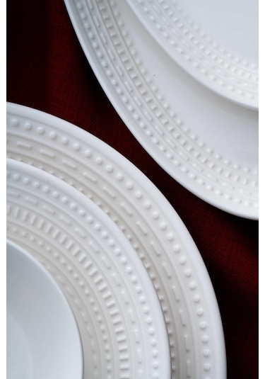 Rienna 6 Kişilik 29 Parça Yemek Takımı Beyaz