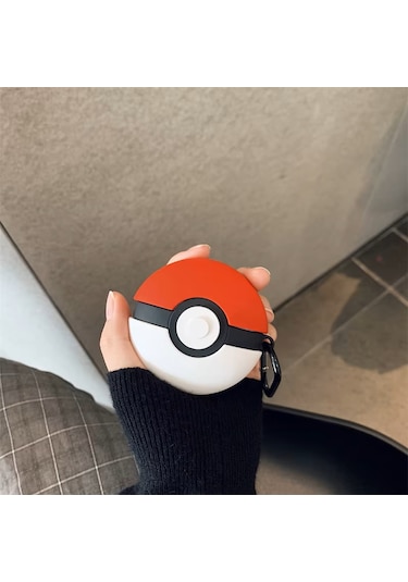 Airpods Pro 3. 2025 Nesil İle Uyumlu Figürlü Kılıf+kanca Kırmızı