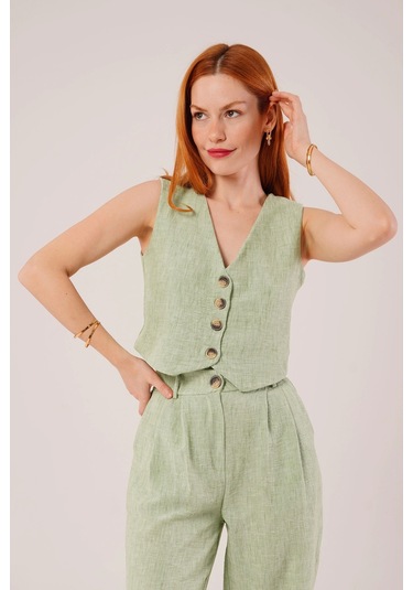 Kırçıllı Desen Yeşil Takım Yeşil