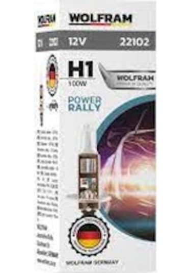 Wolfram Germany - 12 Volt 100 Watt H1 Ampul Takımı - 2 Adet