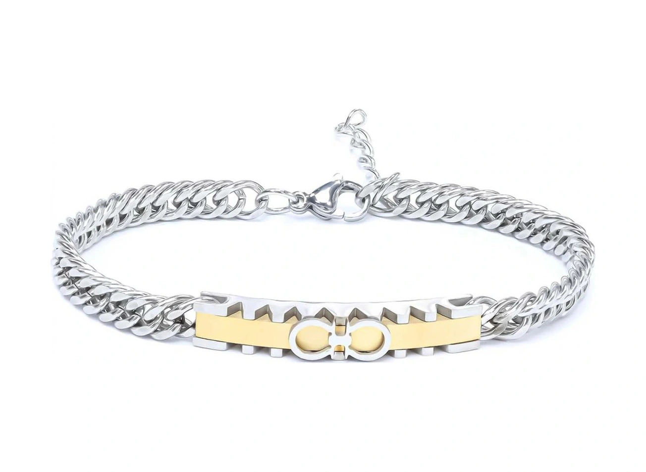 Moncuk Design Sonsuzluk Motifli Çelik Bileklik 3351ebf1d1 Mavi