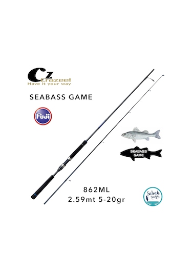 Crazee Seabass Game 862ml Spin Kamış 2.59mt 5-20gr