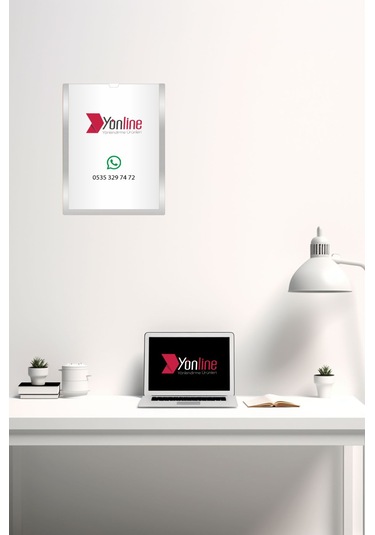 3 Adet A4 Gümüş Belge Sertifika Çerçevesi Föylük