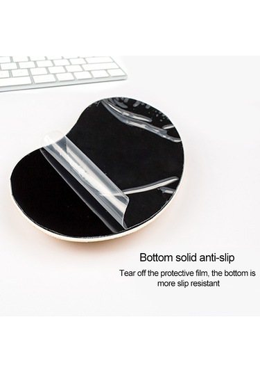 Montıan 2 Adet Şeffaf Silikon Bracer Kalp Şeklinde Fare Bilek Destekçisi, Rastgele Renk Teslimatı