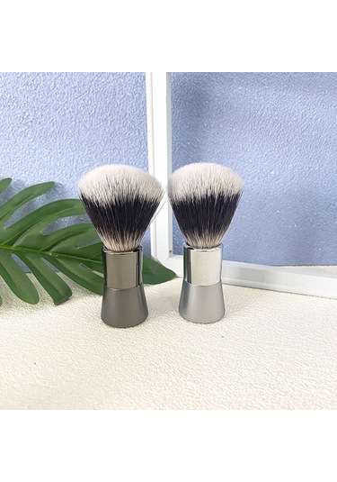 Dianziye Erkek Tıraş Fırçası - Yeşil Nylon Yumuşak Tüyler - Köpük Dağıtıcı - Siyah Renk