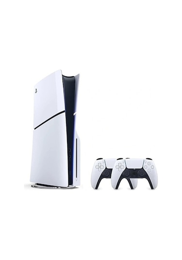 Sony Playstation 5 Slim 1 TB Standart Edition Oyun Konsolu + 2 Dualsense Kol (İthalatçı Garantili)