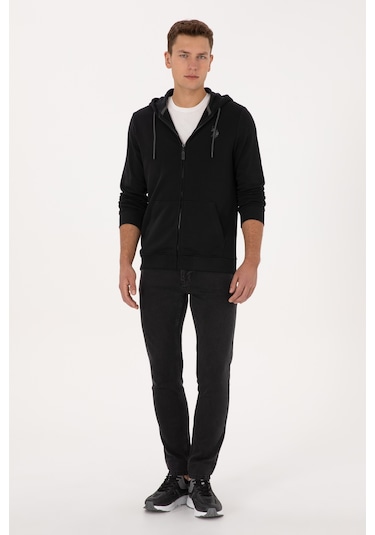 U.s. Polo Assn. Erkek Siyah Hırka Örme 50313748-vr046 Siyah