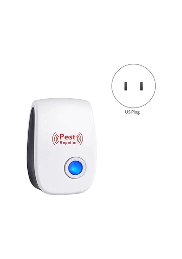 Xurunkeji 6'lı Paket Ultrasonik Haşere Kovucu Elektronik Fişli Kemirgen Fare Hamam Böceği Böcek Kovucu İç Mekan Ev Mutfak, Abd Fişi