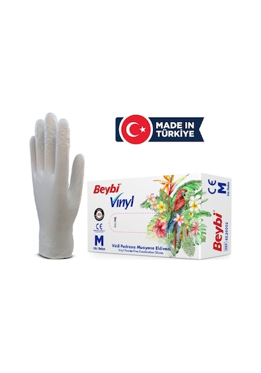 Vinil Pudrasız Muayene Eldiven Mdr M Beden - 100 Lük Kutu