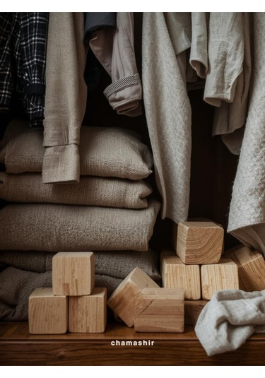 Doğal Güve Kovucu Sedir Ağacı Küpü 30'lu Paket Doğal Naftalin Alternatifi