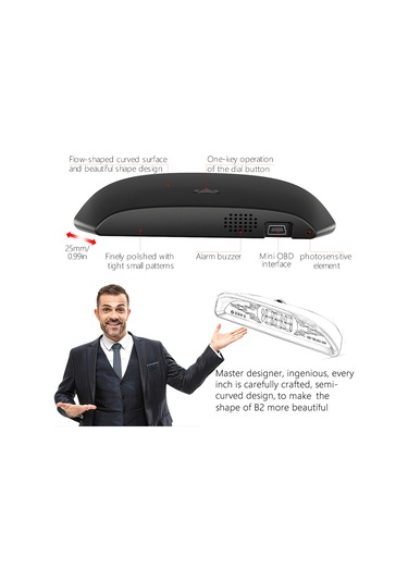 Araba Yeni Obd Kilometre Head-up Display B2 Çok Fonksiyonlu K20441