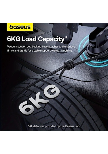 Motion003 Baseus Siyah Telefon Tutucu Ayarlanabilir Tasarim 6kg Yuk Kapasitesi Nano Yapisk Siyah