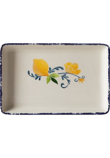 Mudo Home Limon Sunum Tabağı 27x17cm Çok Renkli