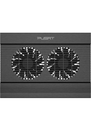 Pusat Alüminyum Çift Fanlı 1000 RPM Laptop Soğutucu
