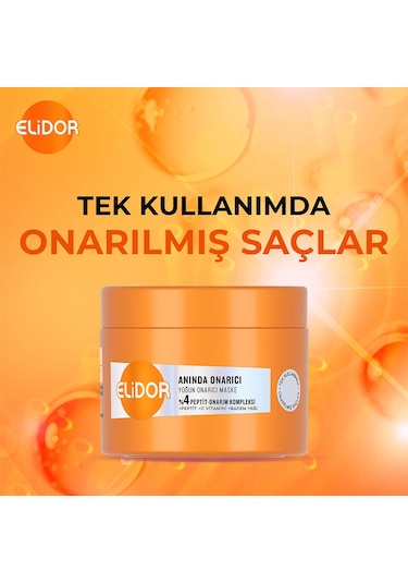 Elidor Anında Onarıcı Yoğun Onarıcı Saç Maskesi 2 x 220 ML