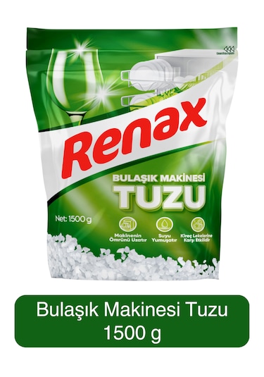 Renax Bulaşık Makinesi Tuzu 1500 G
