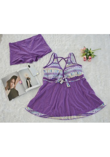 Geeroyoo Kadın Büyük Beden Mavi Mayo - Hafif, Taşınması Kolay, Dayanıklı Malzeme İle Dış Etkinliklere Uygun Diğer