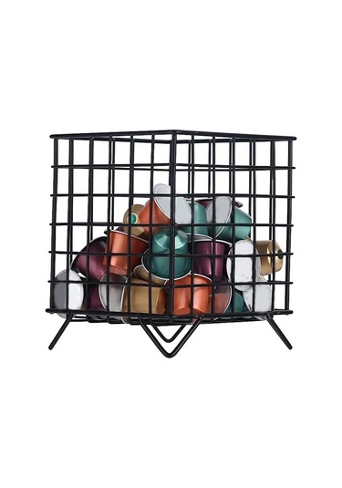 Metabagua 1 Kahve Pod Tutucusu, Kapasite K Bardak Tutucusu Ve Kahve Istasyonu Düzenleyicisi Için Kahve Saklama Düzenleyicisi 2b2qlb Siyah