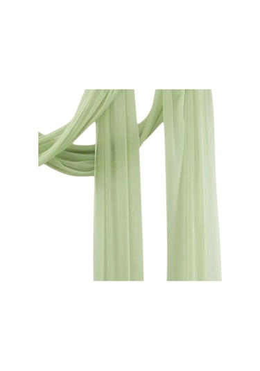 Homyl Düğün Kemeri Drapaj Masa Koşucusu Arka Plan Temalı Yeşil