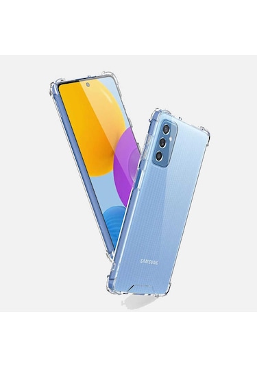 Galaxy Uyumlu M52 Kılıf Tchs Nitro Anti Shock Silikon - Renksiz Renksiz