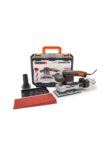 Worx Wx642.1 270watt Profesyonel Devir Ayarlı Titreşimli Zımpara Fr Wx642.1