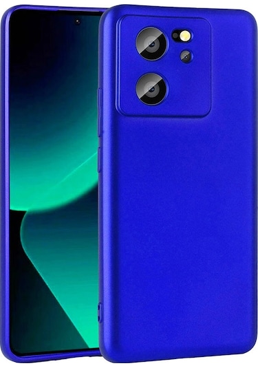 Xiaomi Mi 13t Pro Kılıf Zore Premier Silikon Kapak Saks Mavi