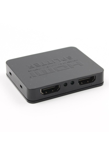 Homyl Splitter 1 In 2 Out 4k 3d Sinyal Amplifikatörü Siyah