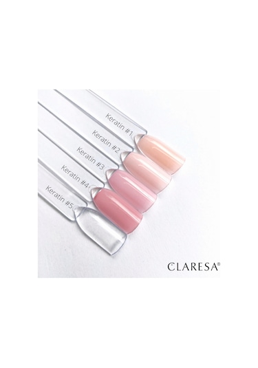 Claresa Keratin 5in1 Renkli Base Coat Nude Pembe Serisi 01 - 5g