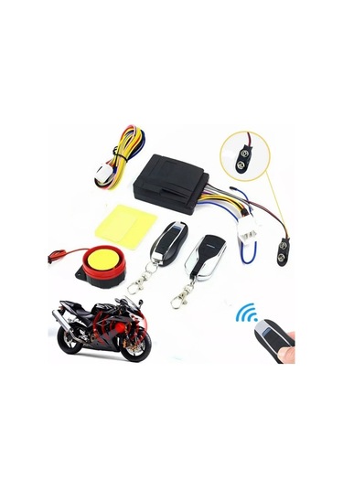 Ranyeek Motosiklet Güvenlik Sistemi: Uzaktan Kontrol, Tehlike Alarmı, Keyless Başlatma, 125db Siren, Bluetooth Desteği Cs-159a1