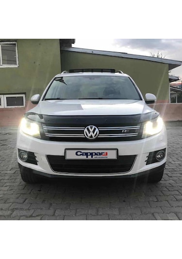 Cappafe Vw Tiguan Ön Kaput Koruyucu Rüzgarlık 4Mm Abs 2008-201