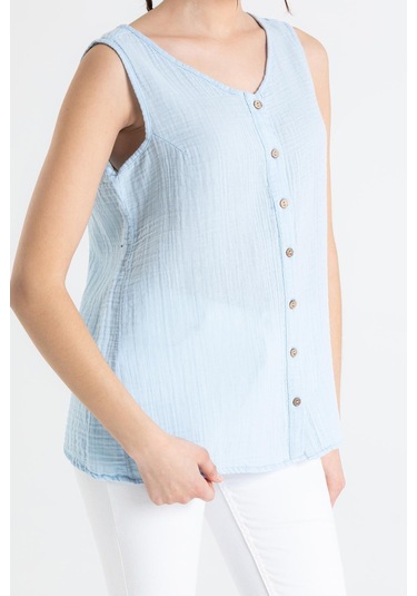 Kolsuz Müslin Melis Bluz Buz Mavi Bmv-buz Mavi
