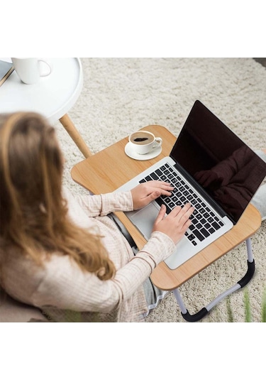 Katlanabilir Portatif Laptop  Yatak Koltuk Kanepe Kahvaltı Sehpası