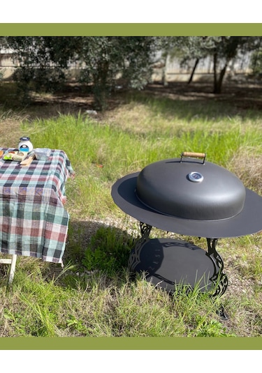 Mauna Odunluklu Ateş Çukuru Ve Barbekü Seti