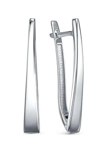 Gold Plaza Jewelry Uzun Tık Kuyruğu Küpeler 925 Ayar Gümüş 127011403 Diğer