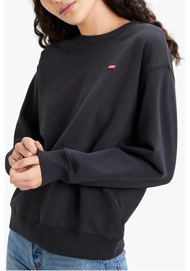 Levi's Standard Crew Sweatshirt Kadın A3172-0010-8893 Siyah