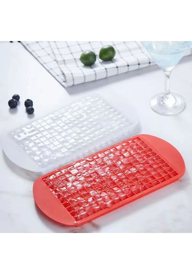 160&amp Apos Lı Mini Küp Şekilli Silikon Buzluk, Sunum Buzluk 52 Çok Renkli