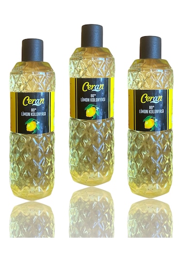 Ceran 80 Derece Limon Kolonyası 3 x 400 ML