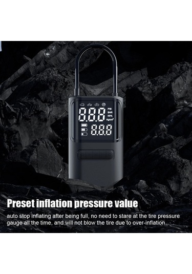 Artfulabode Taşınabilir Şişirme Otomatik Motosiklet, Led Lastikleri Kompresörü Kablosuz Işık İçin Hava Geeroyoo Bisiklet Araba, 150psı & - Ur