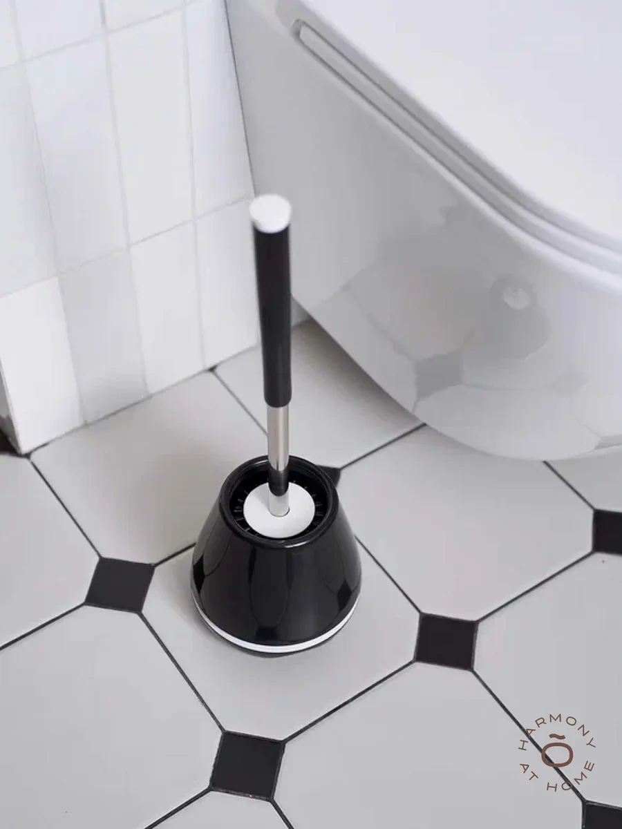 Tohomu Silikon Yer Tuvalet Fırçası 360383983 Siyah